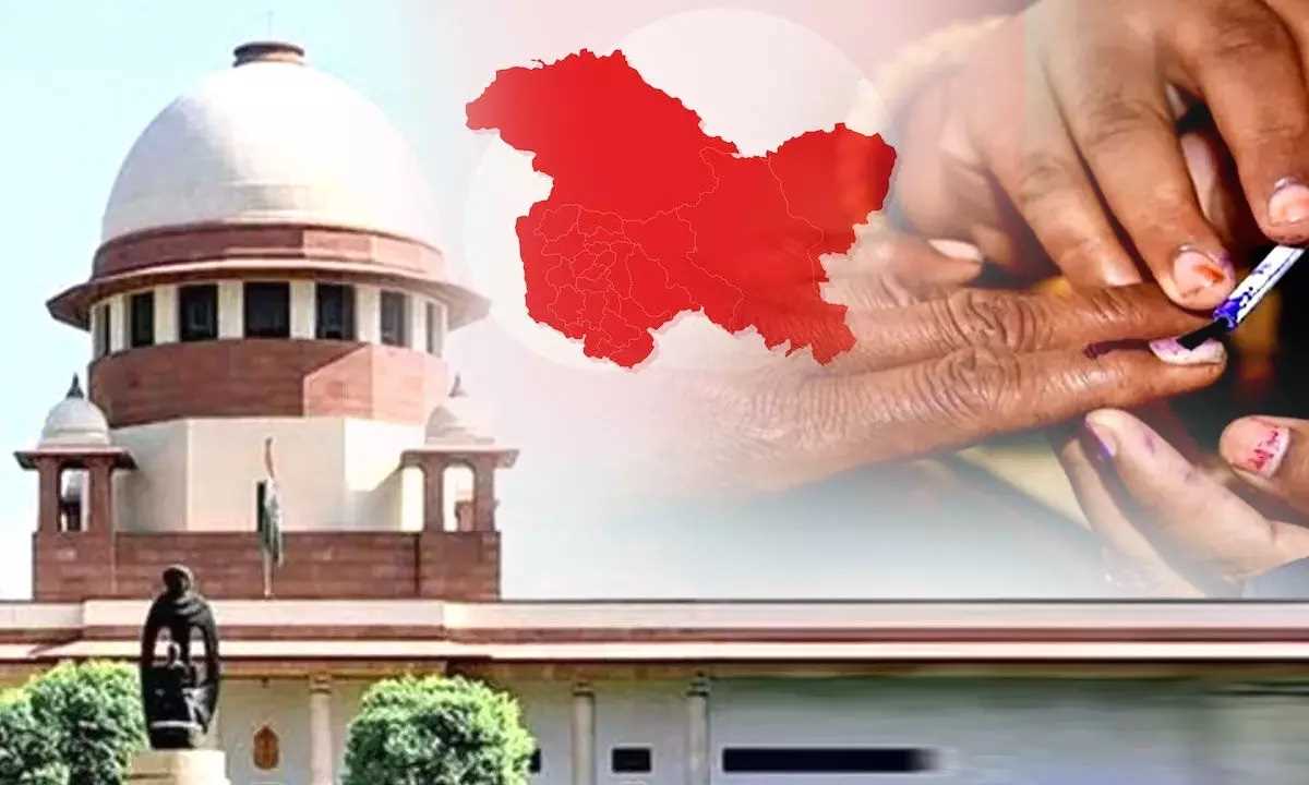 सुप्रीम कोर्ट ने चुनाव आयोग से सितंबर 2024 तक जम्मू-कश्मीर में चुनाव कराने को कहा