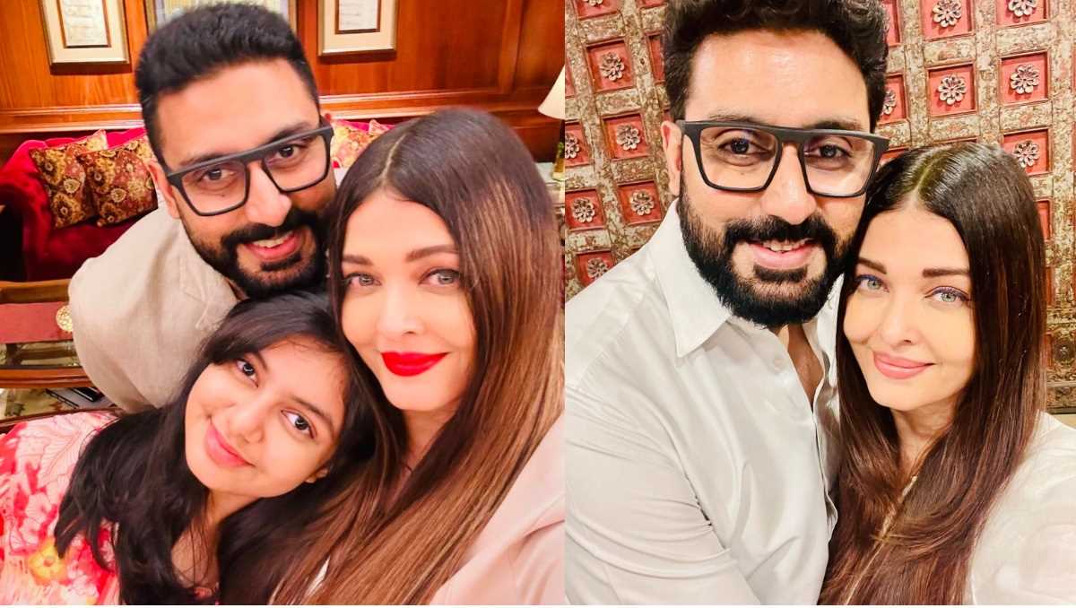 नए साल का जश्न मना एक साथ लौटे अभिषेक बच्चन और ऐश्वर्या राय