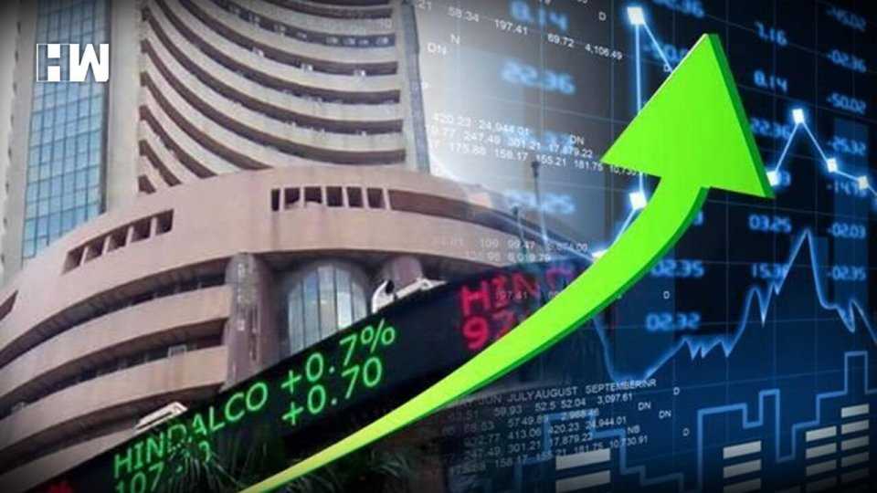 हफ्ते के पहले दिन रही तेजी,सेंसेक्स 448 अंक चढ़ा, निफ्टी 11,875 के करीब बंद