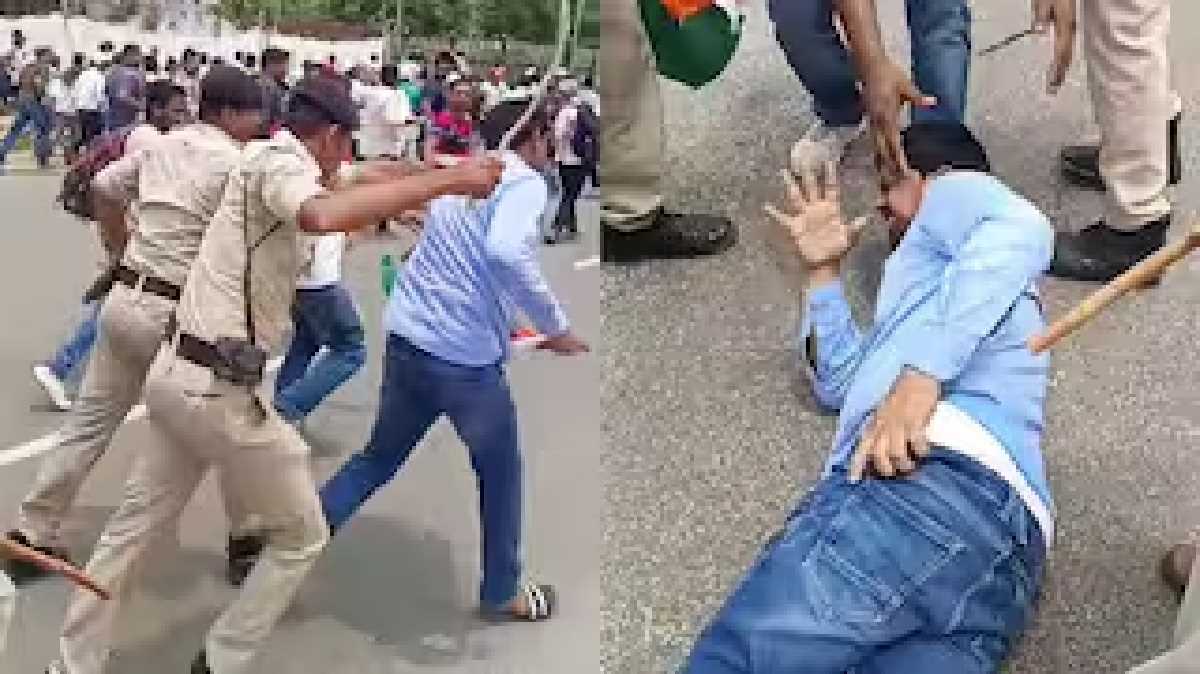 पटना : बीपीएससी कार्यालय घेराव करने पहुंचे छात्रों पर पुलिस ने चलाई लाठियां