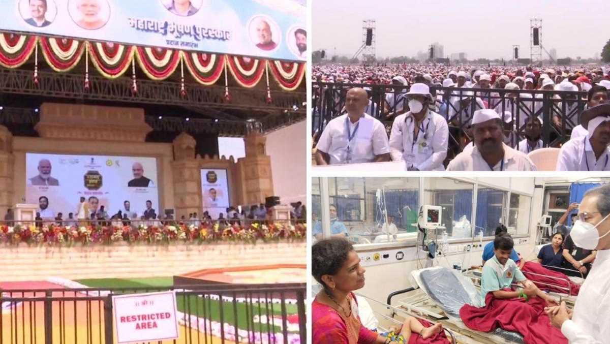 महाराष्ट्र: पुरस्कार समारोह में हीट स्ट्रोक से 11 की मौत