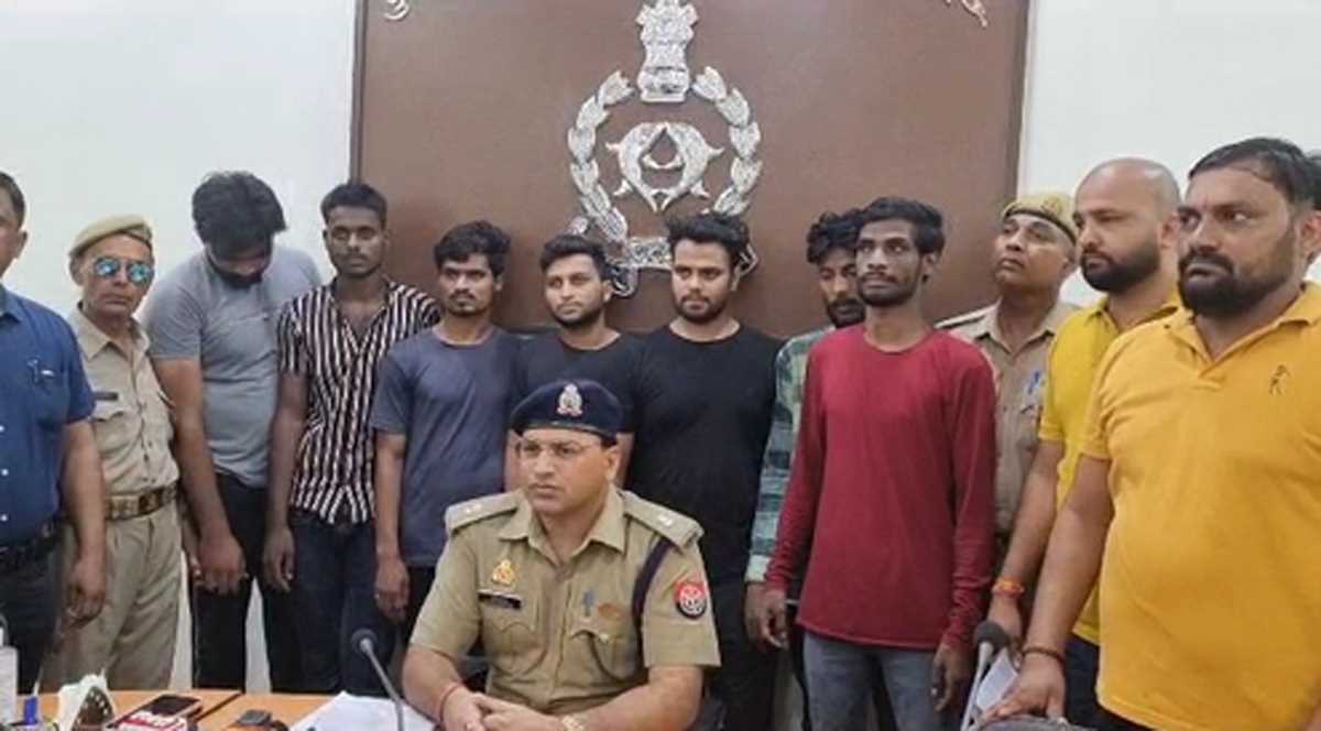 रैपिड ट्रेन के ट्रैक से तांबे के तार चोरी करने वाले गिरोह का पर्दाफाश, सात गिरफ्तार