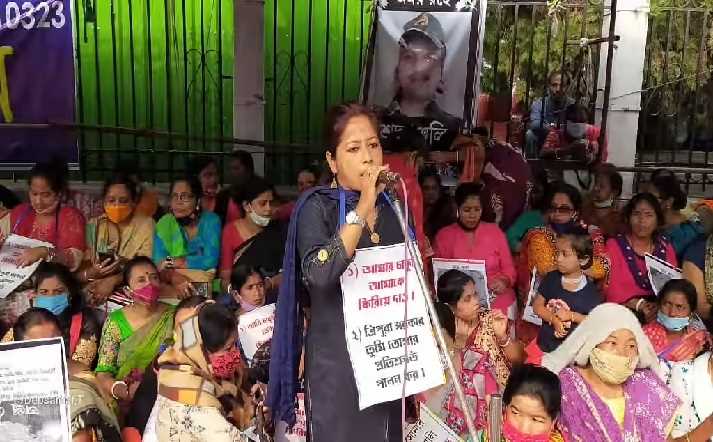 त्रिपुरा के हजारों सरकारी स्कूल के शिक्षकों का धरना 36वें दिन भी जारी