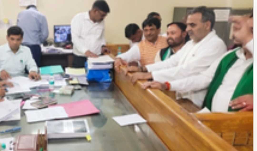 केंद्रीय मंत्री संजीव बालियान ने यूपी के मुजफ्फरनगर से नामांकन दाखिल किया