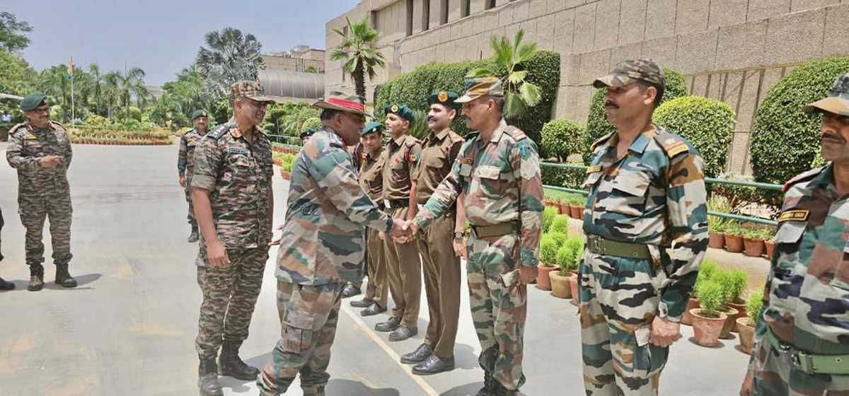 एनसीसी ग्रुप कमांडर ब्रिगेडियर सलब सोनल ने प्रशिक्षण शिविर का किया दौरा