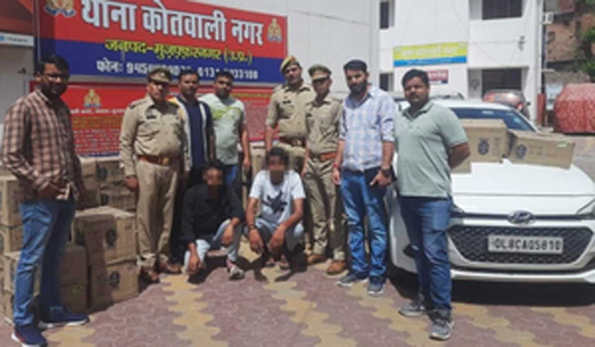 मुजफ्फरनगर : पंजाब से लाई जा रही शराब की खेप पकड़ी गई, दो आरोपी गिरफ्तार