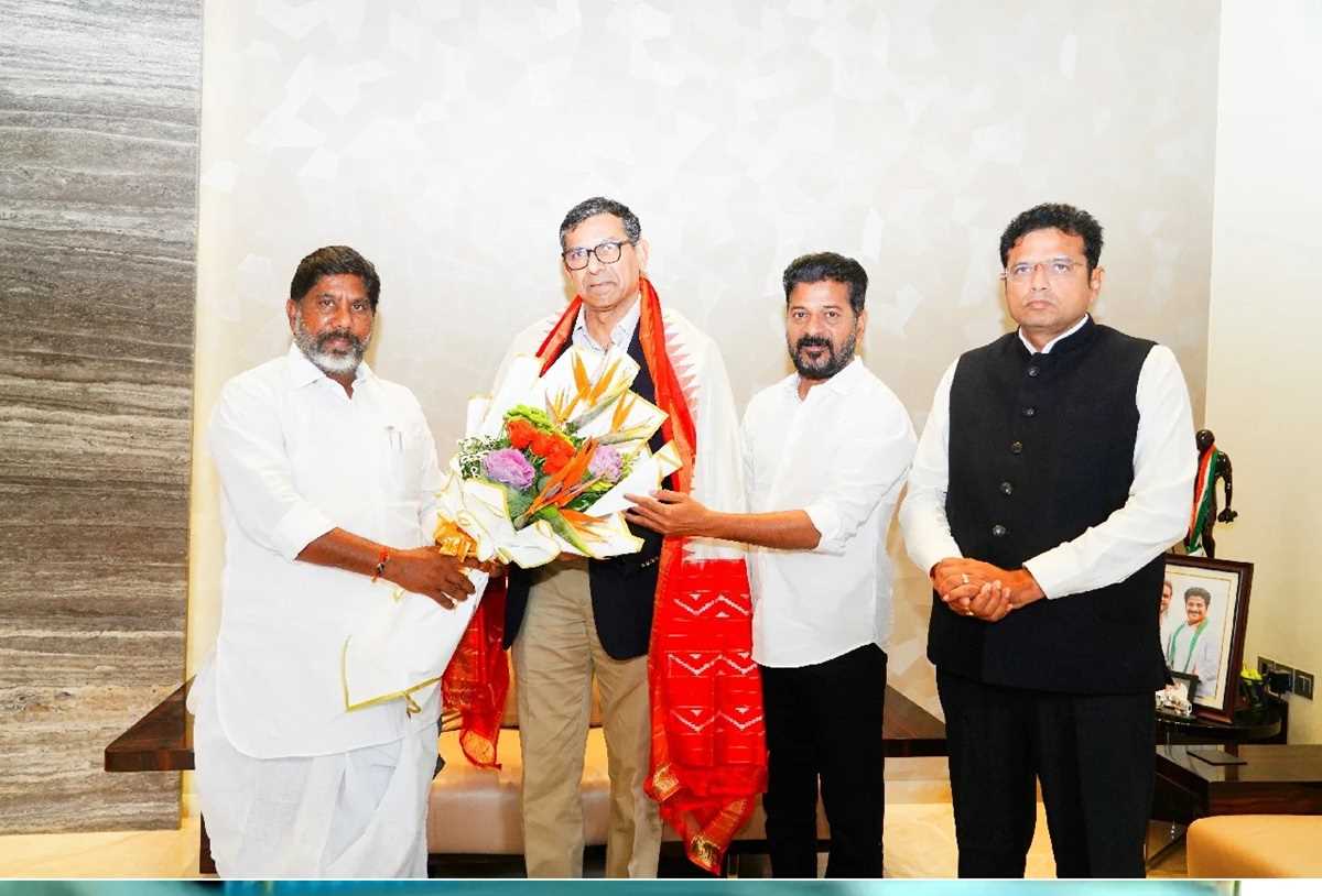 रघुराम राजन ने तेलंगाना के मुख्यमंत्री से की मुलाकात