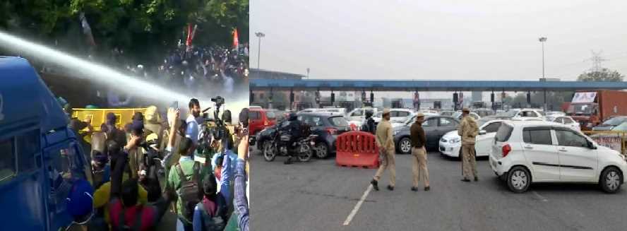 डीएनडी से लेकर चंडीगढ़ तक प्रदर्शनों का दौर है जारी, यातायात प्रभावित