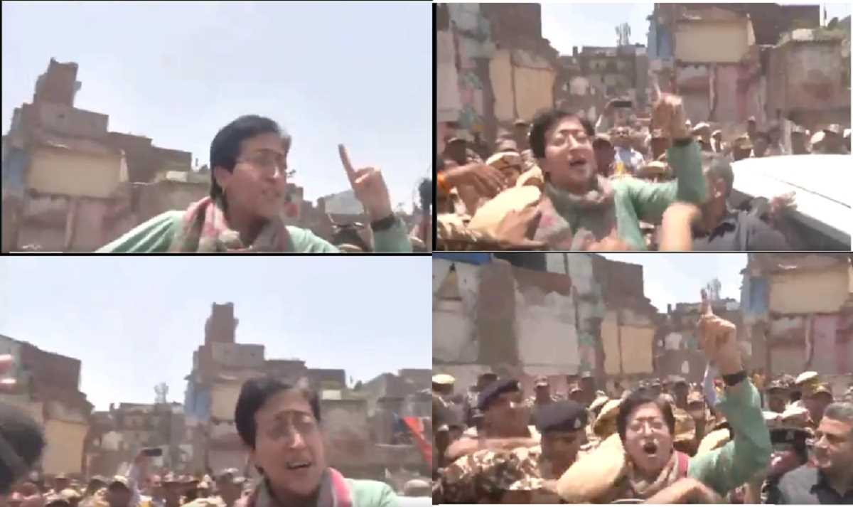  रेखा गुप्ता को झुग्गी वालों की हाय लगेगी,  दिल्ली पुलिस के हिरासत में लिए जाने पर बोली आतिशी