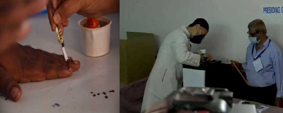 GHMC चुनाव: सुरक्षा-व्यवस्था के बीच मतदान जारी, ओवैसी ने डाला वोट