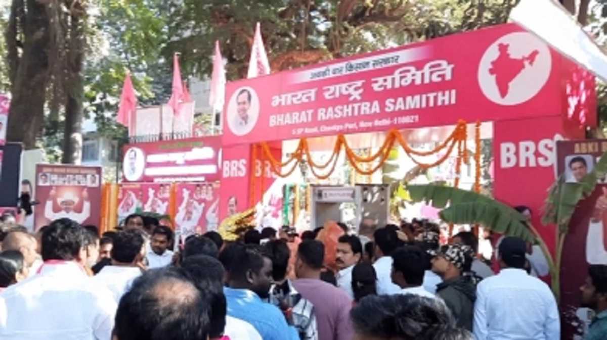 के चंद्रशेखर राव ने दिल्ली में भारत राष्ट्र समिति (बीसीआर) का शुभारंभ किया