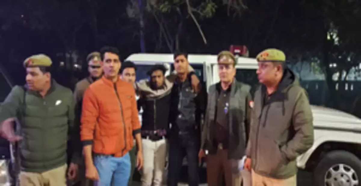 पुलिस के साथ मुठभेड़ में दो बदमाश गिरफ्तार