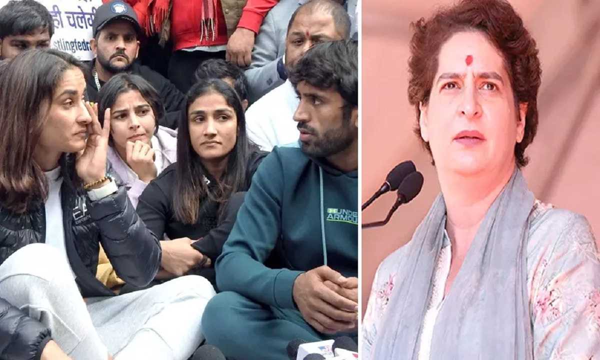 Wrestlers Protest: पहलवानों के प्रदर्शन पर प्रियंका गांधी बोलीं- खिलाड़ी देश की शान, आरोपों की जांच हो