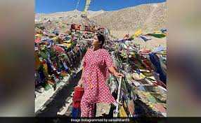 सारा ने बिताये वादियों में सुकून के पल