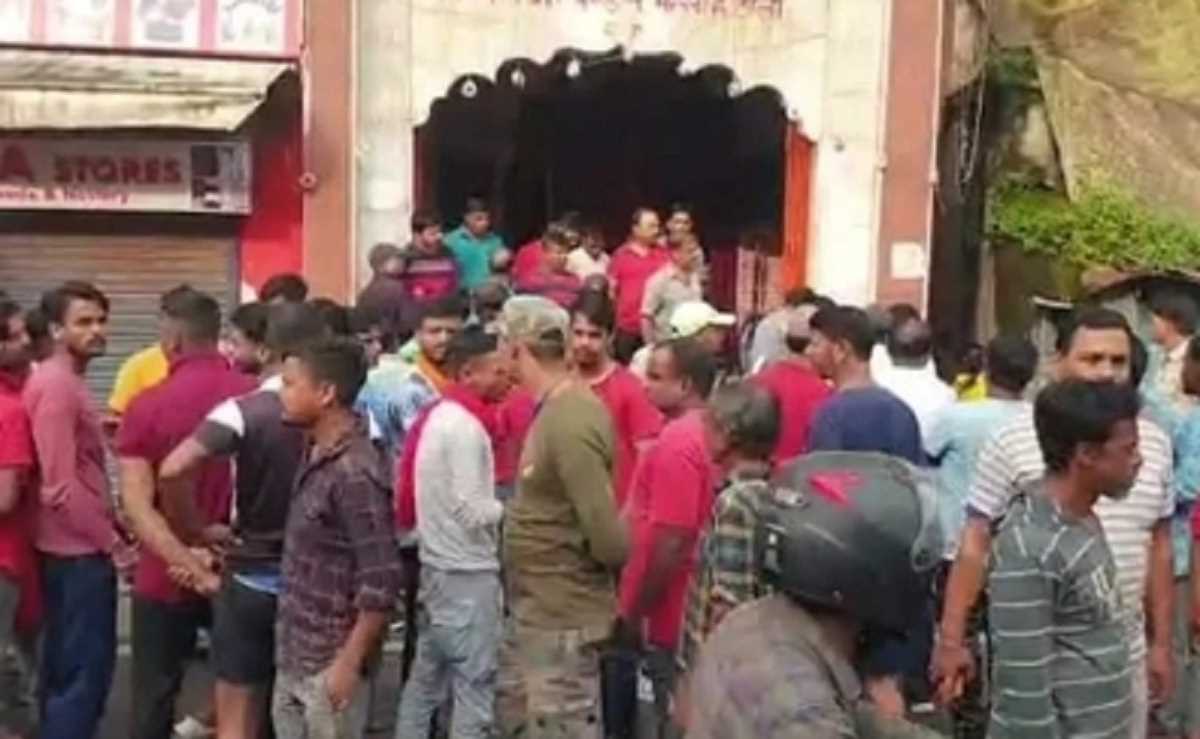 रांची में तोड़ी गयी मंदिर की प्रतिमा, आरोपी हिरासत में