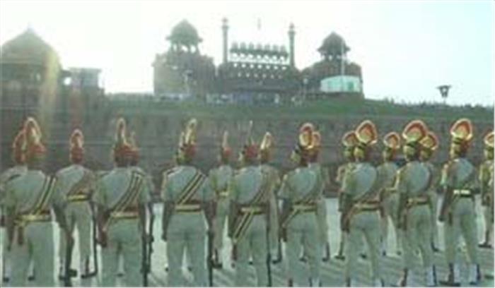 स्वतंत्रता दिवस के लिए लाल किले पर शुरू हुआ ड्रेस रिहर्सल