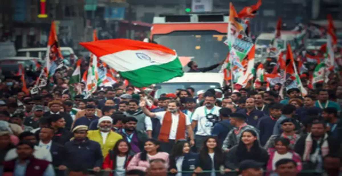 राहुल ने भारत जोड़ो न्याय यात्रा के साथ असम की सीमा से निकलकर मेघालय में किया प्रवेश