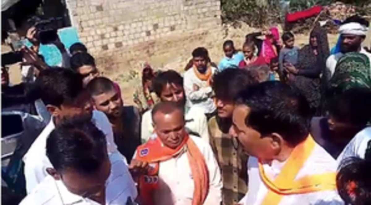 मध्य प्रदेश चुनाव : भाजपा उम्मीदवार बने मंत्री जी को जनता ने सुनाई खरी-खोटी