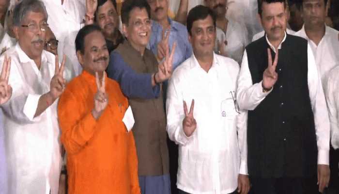 महाराष्ट्र में भाजपा के तीनों राज्यसभा उम्मीदवार जीते