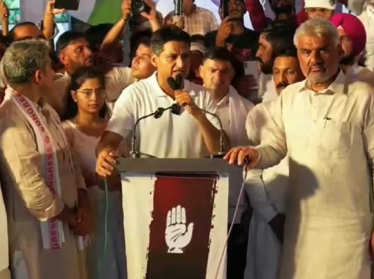 हरियाणा : कांग्रेस के कामों को गिनवा रही भाजपा : दीपेंद्र हुड्डा