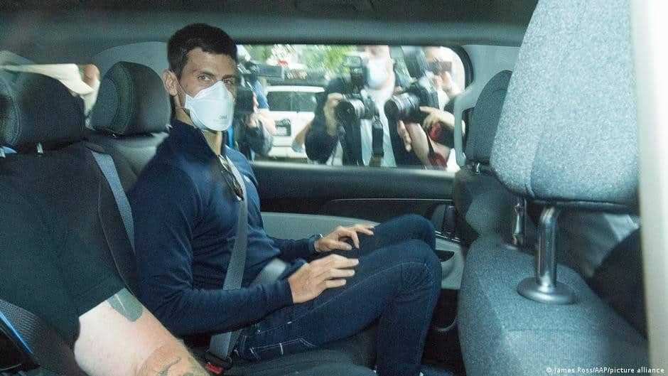 नोवाक जोकोविच को ऑस्ट्रेलिया से वापस भेजा गया