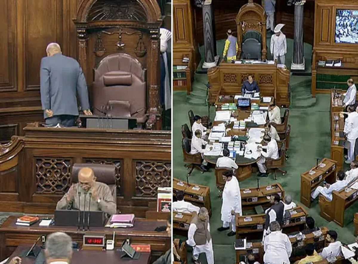 राज्यसभा में मणिपुर पर चर्चा की मांग को लेकर अड़ा विपक्ष