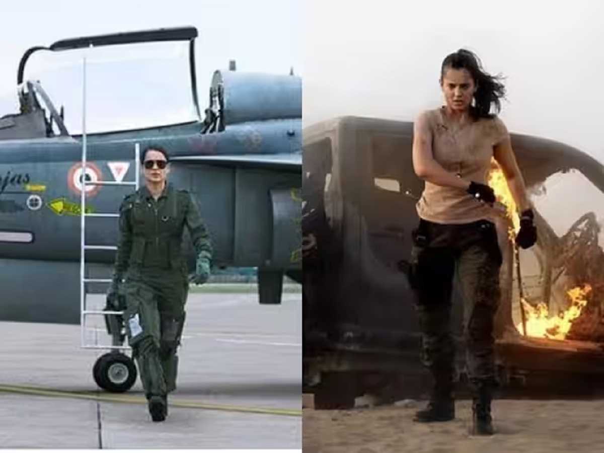 तेजस के लिए रेतीले तूफानों के बीच कंगना रनौत ने की शूटिंग, समर्पित एक्टर के रूप में खुद को किया साबित