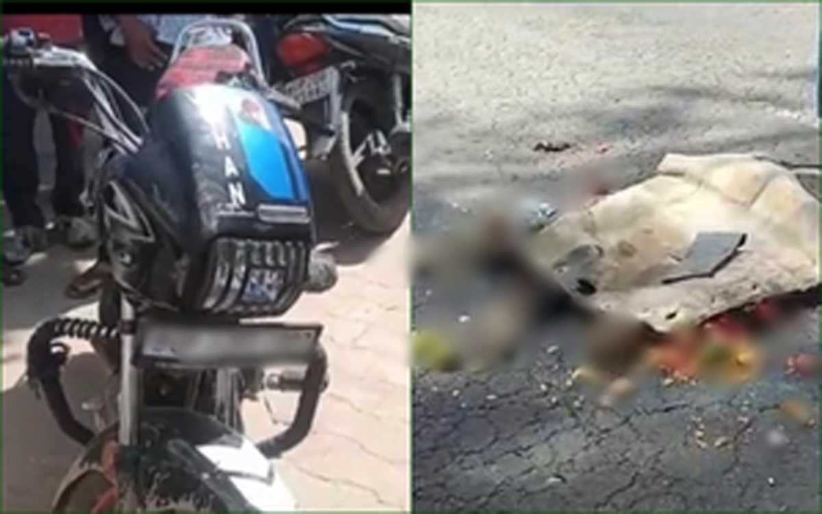 बिजनौर में ट्रक और बाइक की टक्कर में एक की मौत, दो घायल