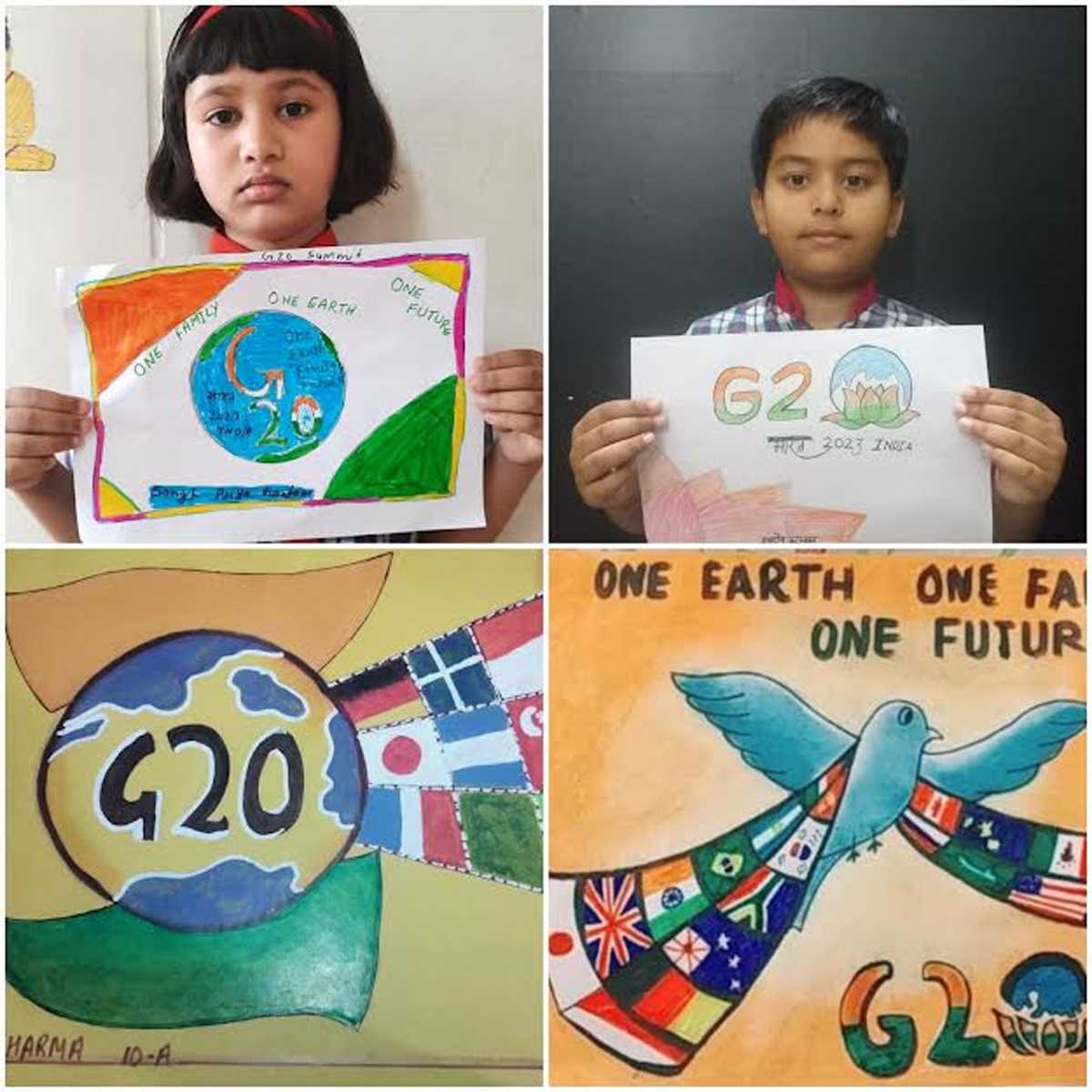 केन्द्रीय विद्यालय ने जी-20 जनभागीदारी क्रियाकलापों का किया आयोजन