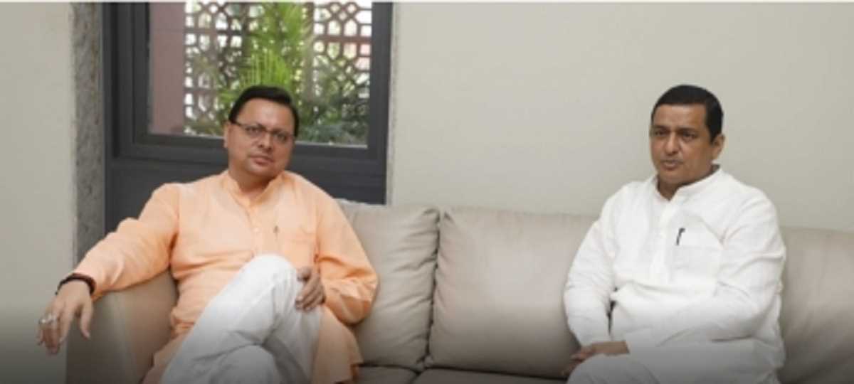 सांसद अनिल बलूनी से मिले सीएम पुष्कर सिंह धामी उत्तराखंड के विकास के एजेंडे पर हुई चर्चा