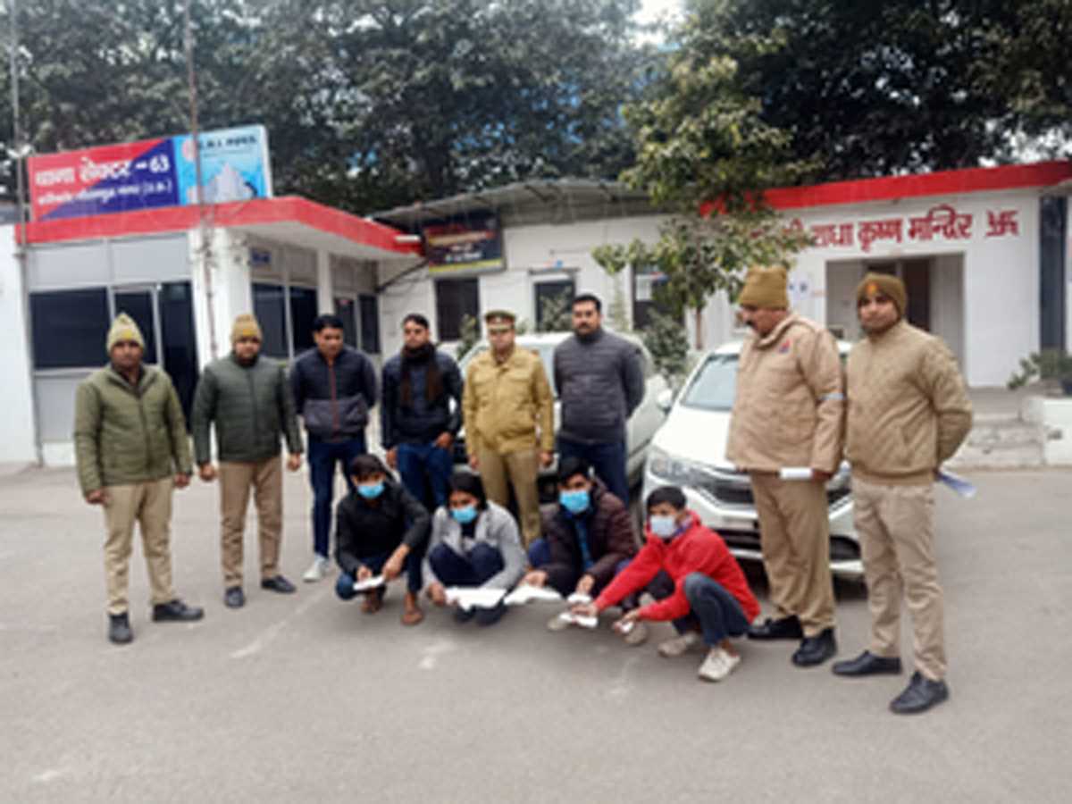 एनसीआर में लग्जरी कार चोरी करने वाले चार गिरफ्तार, होंडा सिटी और ब्रेजा बरामद