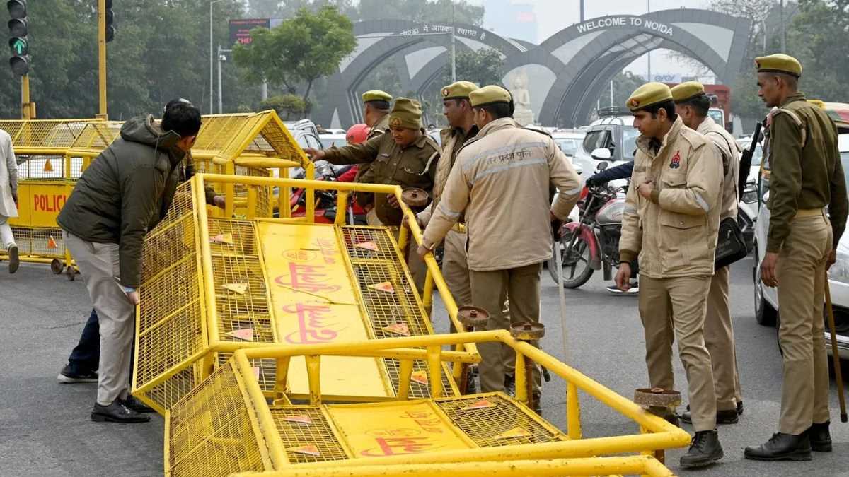 किसानों के दिल्ली मार्च से पहले बॉर्डर पर बढ़ाई गई सुरक्षा