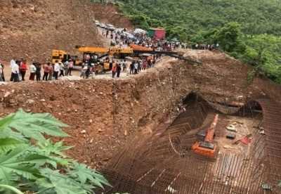 रुद्रप्रयाग में ऑल वेदर रोड के निमार्णाधीन पुल की शटरिंग गिरी, 2 की मौत