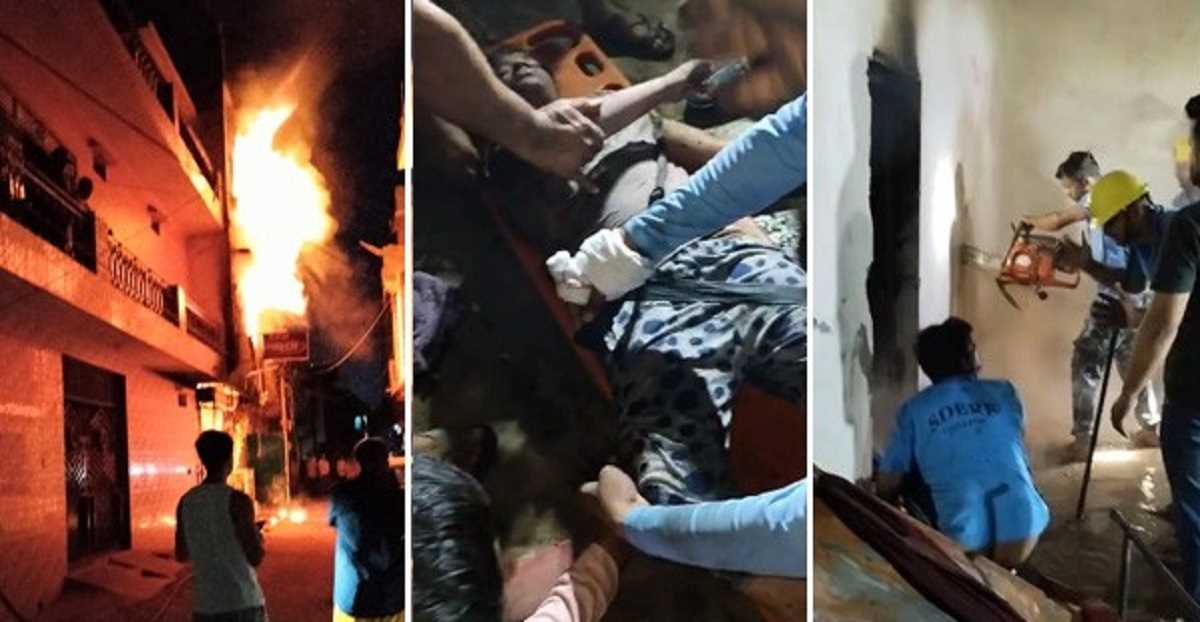 ग्वालियर में तीन मंजिला मकान में लगी आग, पिता और दो बेटियों जिंदा जले ग्वालियर में तीन मंजिला मकान में लगी आग, पिता और दो बेटियों जिंदा जले