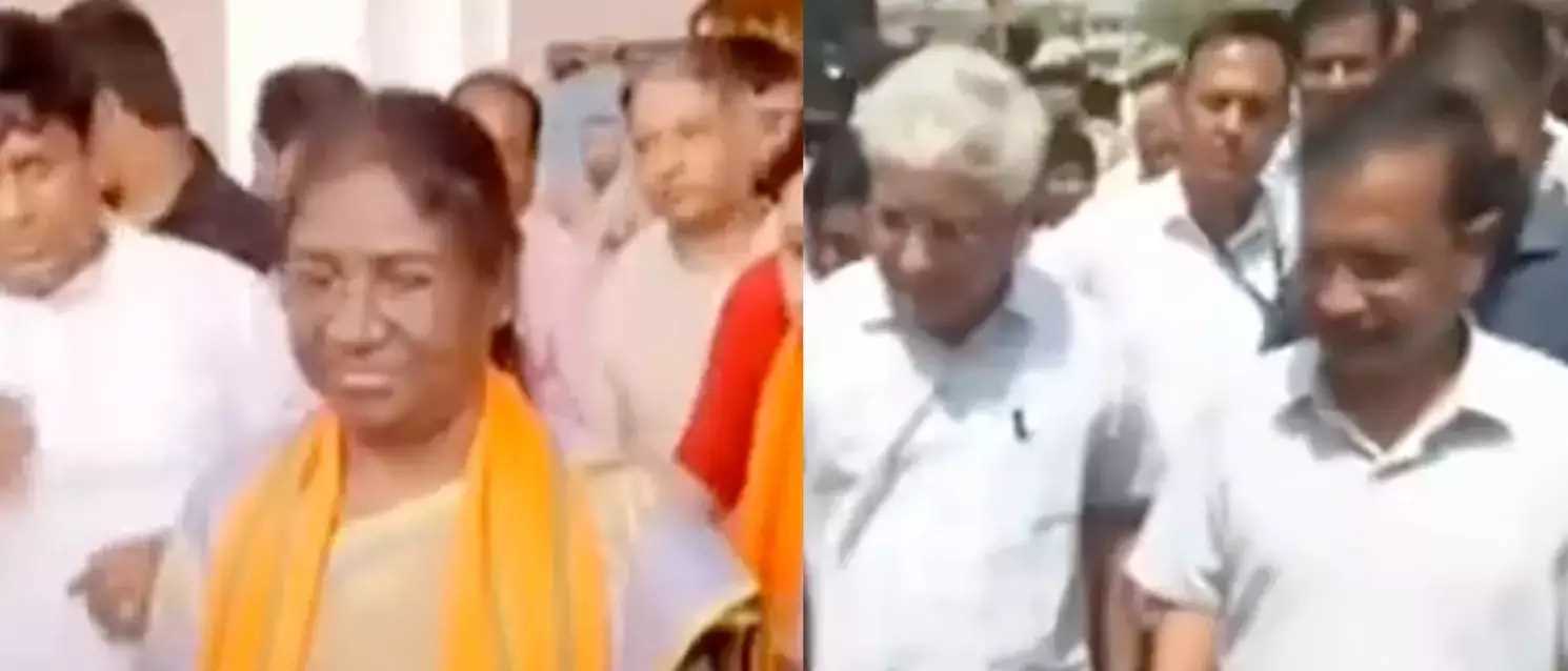 आप और बीआरएस ने किया राष्ट्रपति के अभिभाषण का बायकॉट