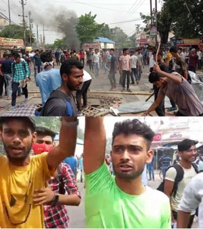 सेना भर्ती में अग्निपथ योजना का बिहार में विरोध जारी, कई शहरों में युवा सड़क पर उतरे सेना भर्ती में अग्निपथ योजना का बिहार में विरोध जारी, कई शहरों में युवा सड़क पर उतरे