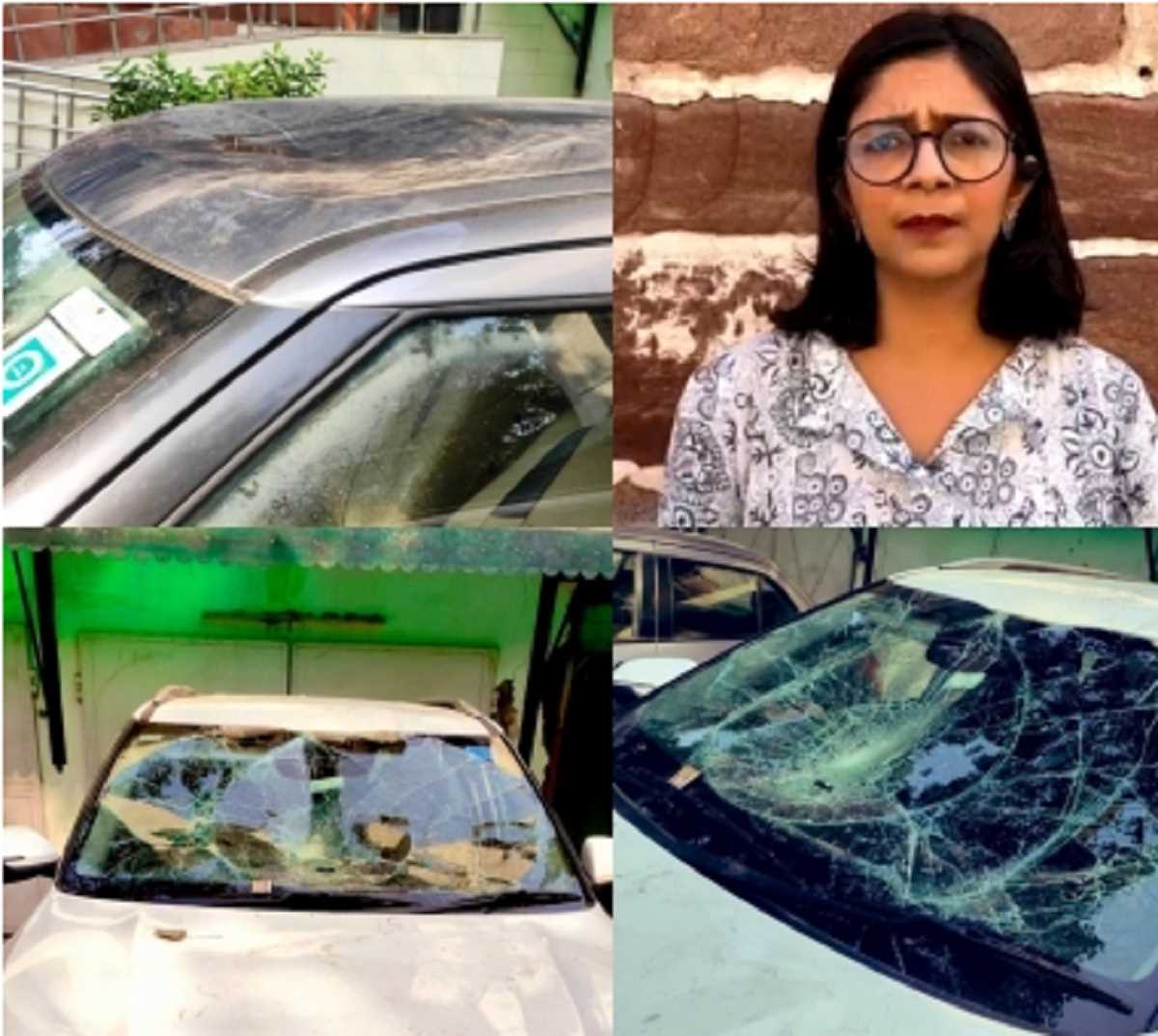 दिल्ली महिला आयोग की अध्यक्ष के घर हमला, गाड़ियों में की गयी तोड़फोड़