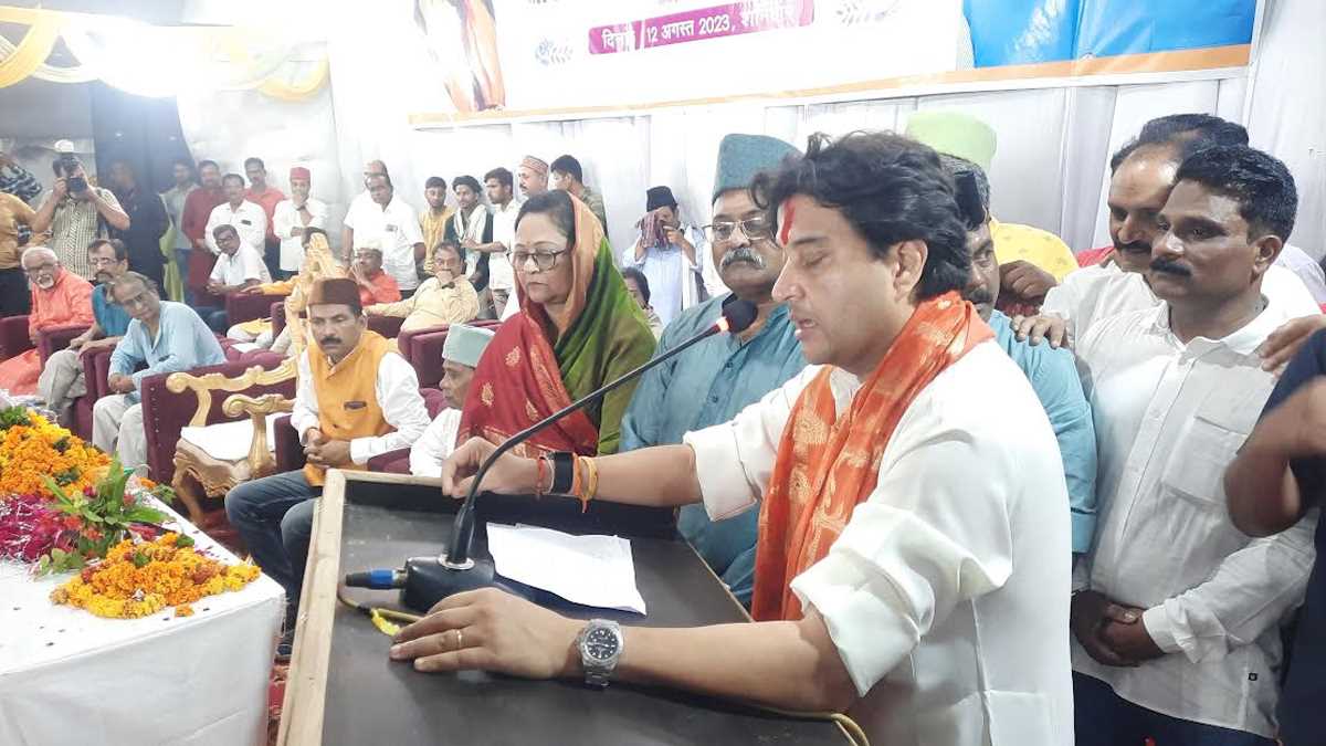 सिंधिया ने मराठों का याद दिलाया मराठों का वैभवशाली इतिहास