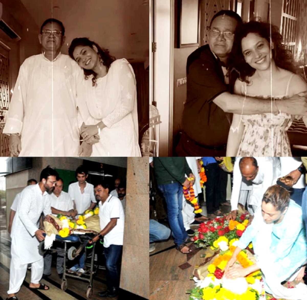 पिता के अंतिम संस्कार में फूट-फूटकर रो पड़ी अंकिता लोखंडे, विक्की ने संभाला