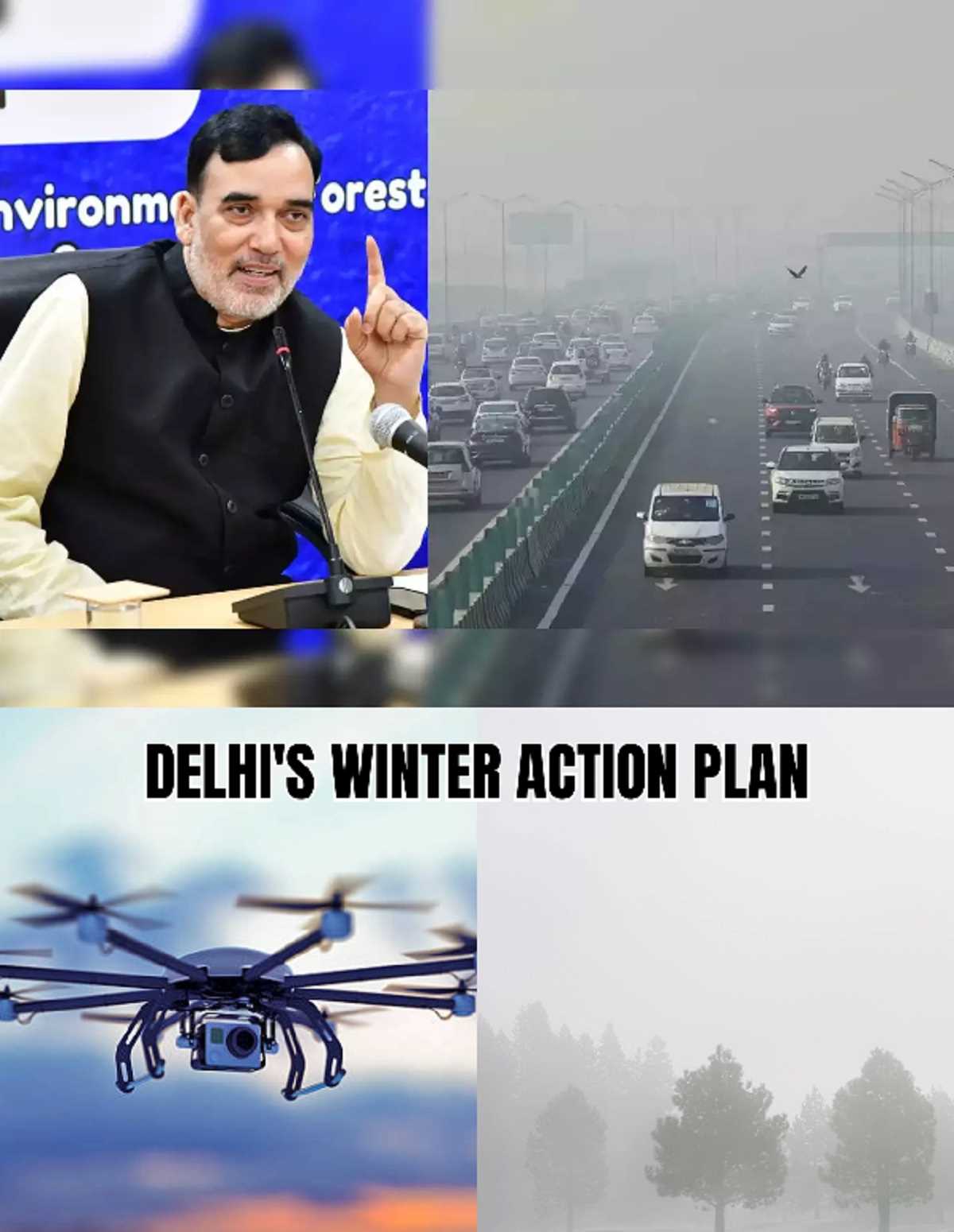 दिल्ली में थमेगा प्रदूषण का कहर, ड्रोन से निगरानी, धूल विरोधी अभियान, 21 प्वाइंट का होगा विंटर एक्शन प्लान : गोपाल राय