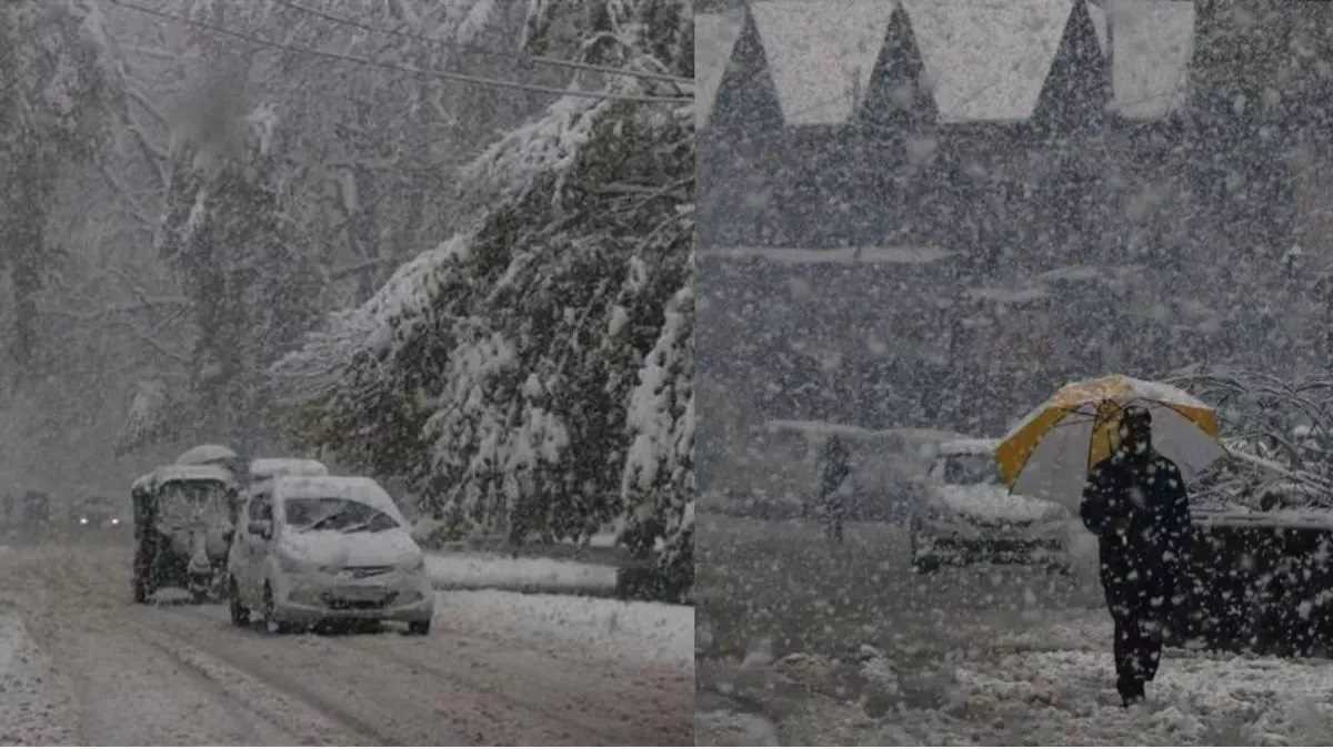 जम्मू कश्मीर में ज्यादातर स्थानों पर बारिश, हिमपात के आसार जम्मू कश्मीर में ज्यादातर स्थानों पर बारिश, हिमपात के आसार