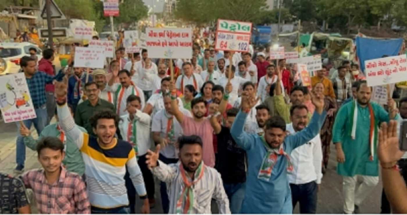 महंगाई को लेकर कांग्रेस ने शनिवार को गुजरात बंद का किया आह्वान