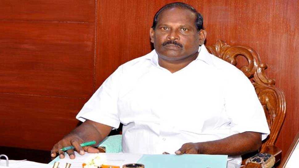 पांचवें दिन भी जारी है पुड्डुचेरी में मंत्री का अनिश्चितकालीन धरना