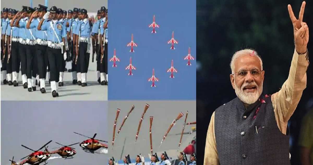 मोदी, राजनाथ और प्रमुख रक्षा अध्यक्ष ने वायु सेना दिवस की शुभकामनाएं दी