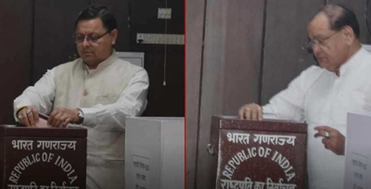 राष्ट्रपति चुनाव के लिए उत्तराखंड में 67 विधायकों ने किया मतदान, भाजपा के एक और कांग्रेस के दो विधायक नहीं दे पाए वोट
