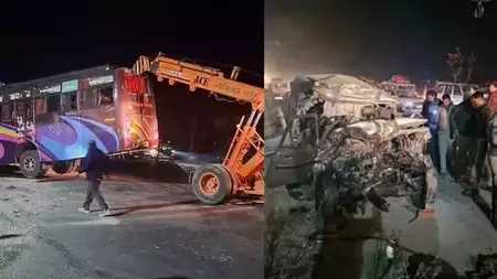 प्रयागराज में बस-बोलेरो में जोरदार टक्‍कर, महाकुंभ आ रहे 10 श्रद्धालुओं की मौत 19 घायल, सीएम योगी ने लिया संज्ञान