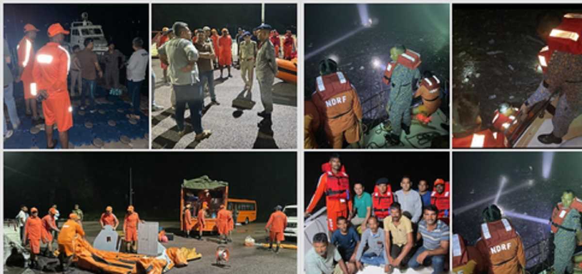 हिमाचल बाढ़: नाव में फंसे 10 लोगों को बचाया गया