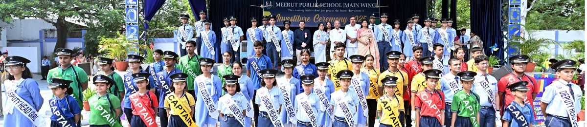 मेरठ पब्लिक स्कूल में गरिमामयी अलंकरण समारोह सम्पन्न