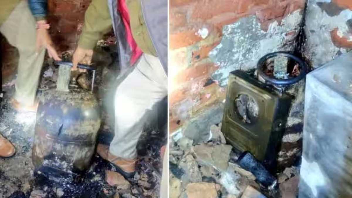 नोएडा में देर रात सिलेंडर फटने से झुग्गी में लगी आग, 2 बच्चों की मौत