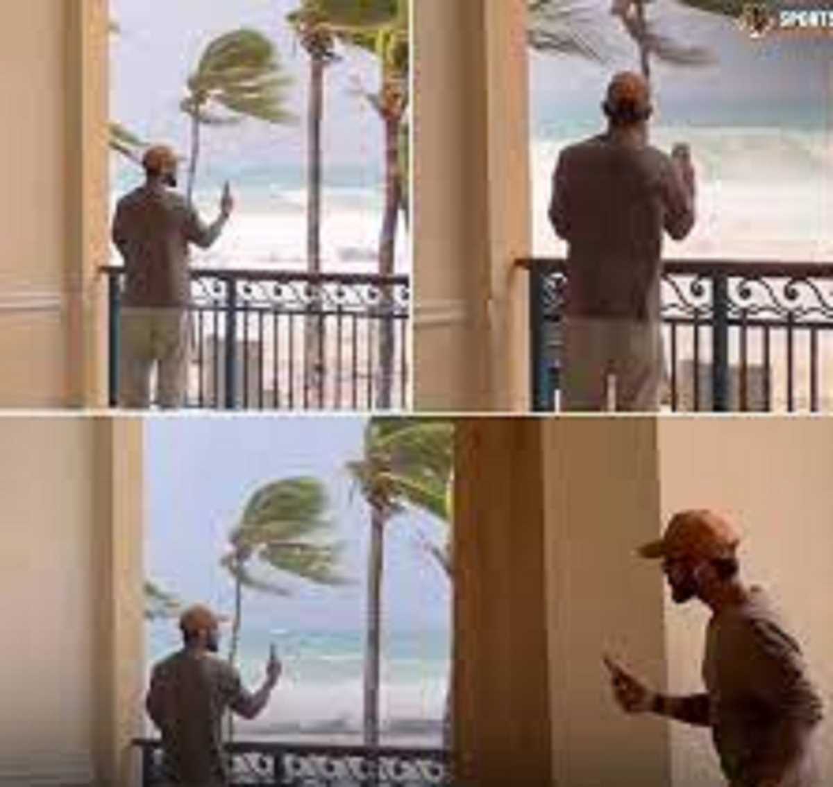 बेरिल तूफान में फंसे विराट कोहली को याद आई अनुष्का, वीडियो कॉल पर दिखाया भयावह मंजर